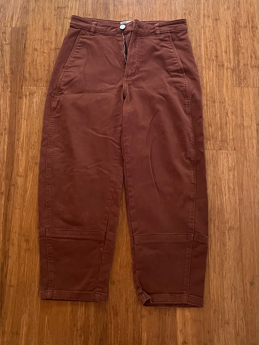 Everlane Utility Barrel Pants - Size 6 - Rosewood